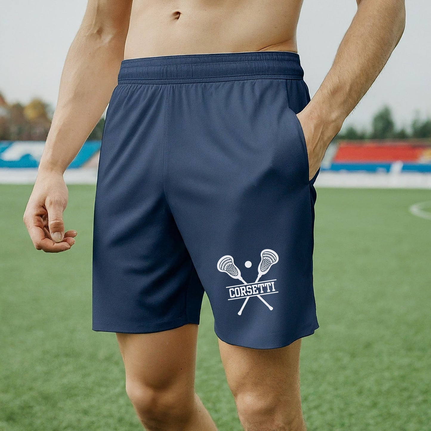Custom Monogrammed Lacrosse Shorts, Personalized Lacrosse Practice Shorts, Customized Lax Shorts, Lacrosse Team Shorts, Lacrosse Coach Gift