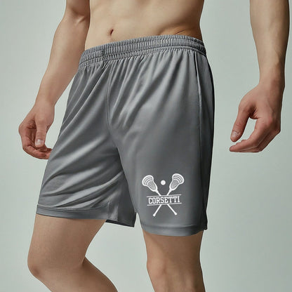 Custom Monogrammed Lacrosse Shorts, Personalized Lacrosse Practice Shorts, Customized Lax Shorts, Lacrosse Team Shorts, Lacrosse Coach Gift