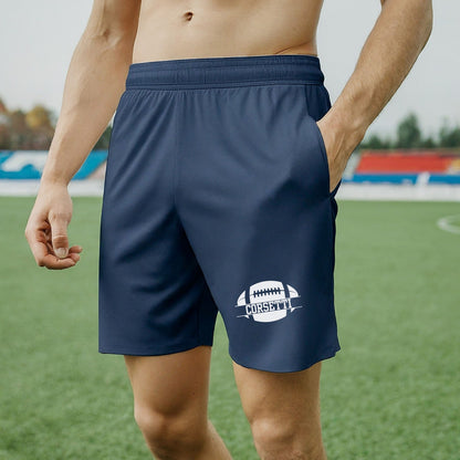 Custom Monogrammed Football Shorts, Personalized Football Practice Shorts, Customized Shorts, Football Team Shorts, Football Coach Gift