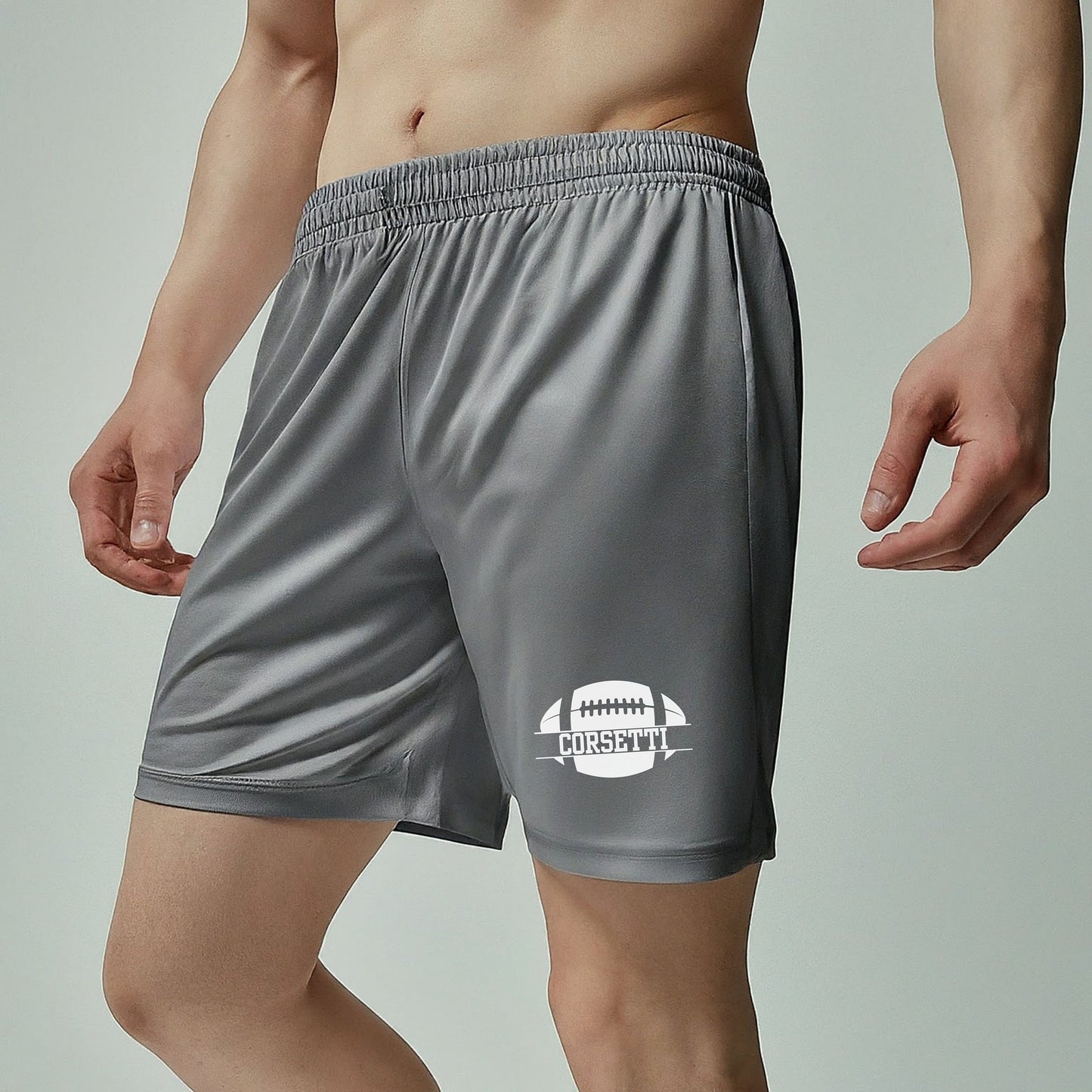Custom Monogrammed Football Shorts, Personalized Football Practice Shorts, Customized Shorts, Football Team Shorts, Football Coach Gift