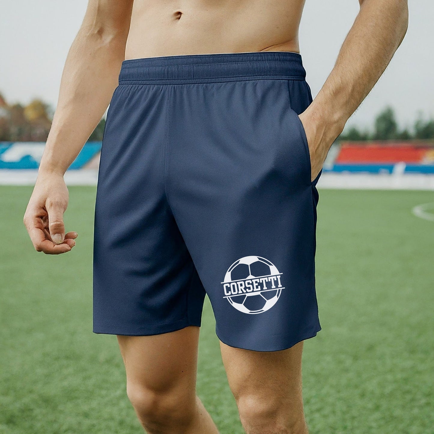 Custom Monogrammed Soccer Shorts, Personalized Soccer Practice Shorts, Customized Shorts, Soccer Team Shorts, Soccer Coach Gift, Soccer Club