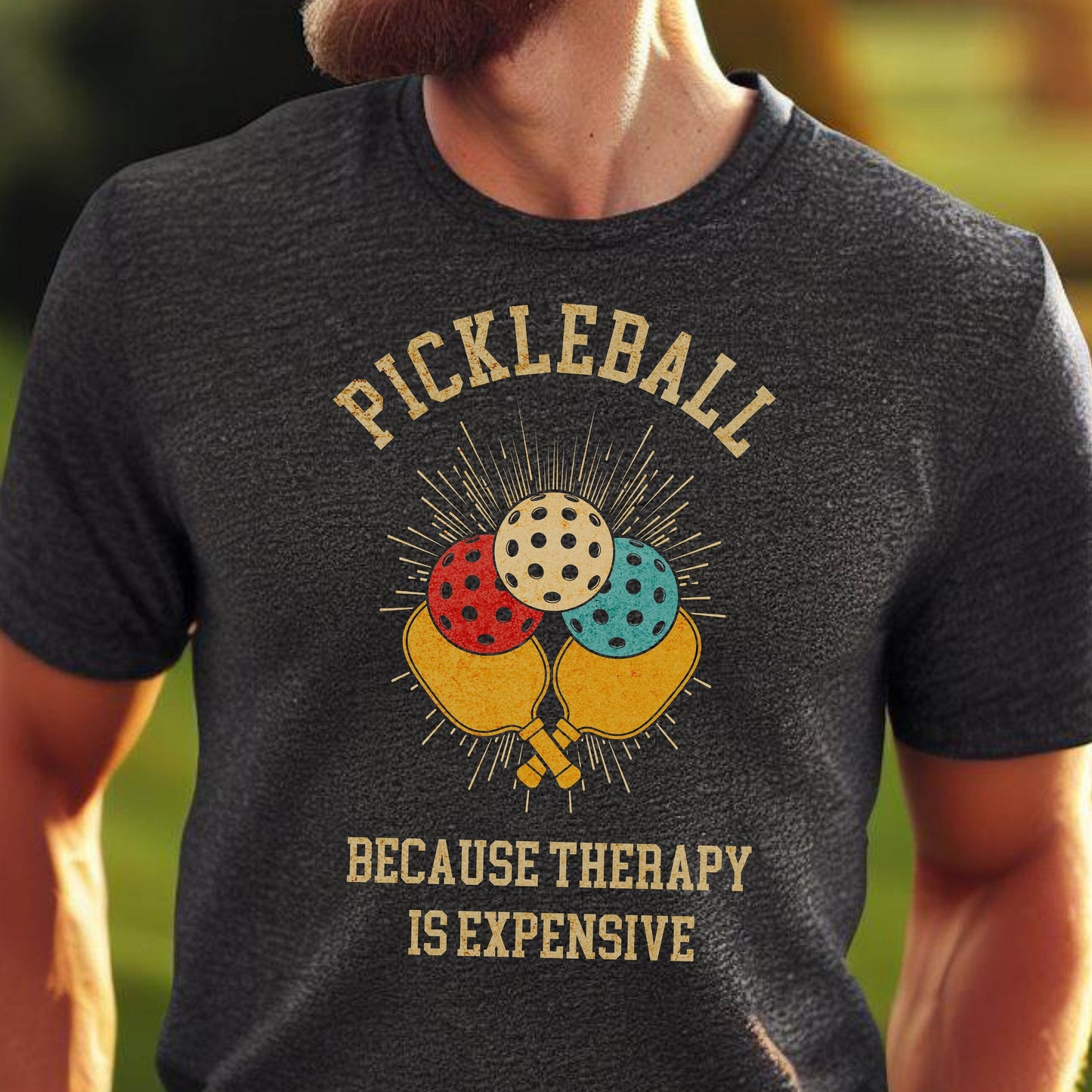 Men's Pickleball Shirt, Funny Pickleball Tshirt, Retro Pickleball T-Shirt, Gift for Dad, Gift for Papa, Gift for Papa, Father's Day Gift