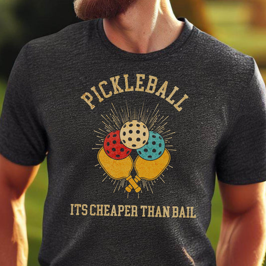 Men's Pickleball Shirt, Funny Pickleball Tshirt, Retro Pickleball T-Shirt, Gift for Dad, Gift for Papa, Gift for Papa, Father's Day Gift