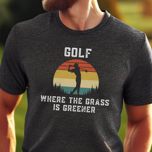 Men's Funny Golf Shirt, Retro Golf Tshirt, Vintage T-Shirt, Gift for Dad, Gift for Husband, Golf Gift for Men, Men's Golf GIft, Golfer Gift