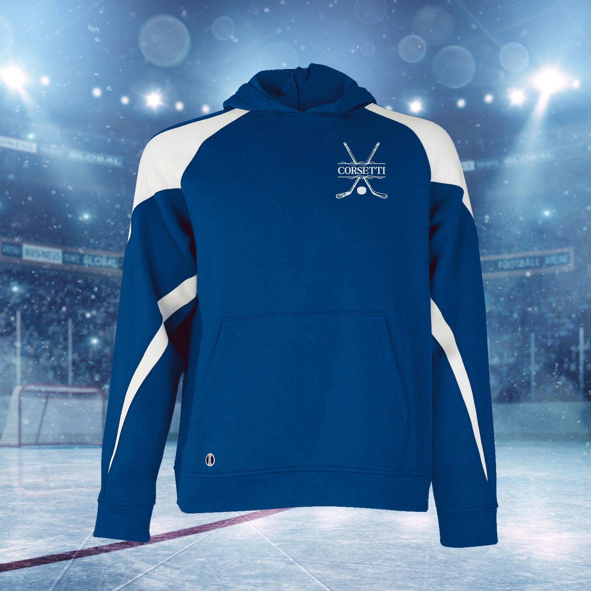 Youth Custom Hockey Sweatshirt, Personalized Hockey Hoodie, Boys Hockey Sweater, Hockey Team Gift, Hockey Pullover, Gift for Son or Grandson