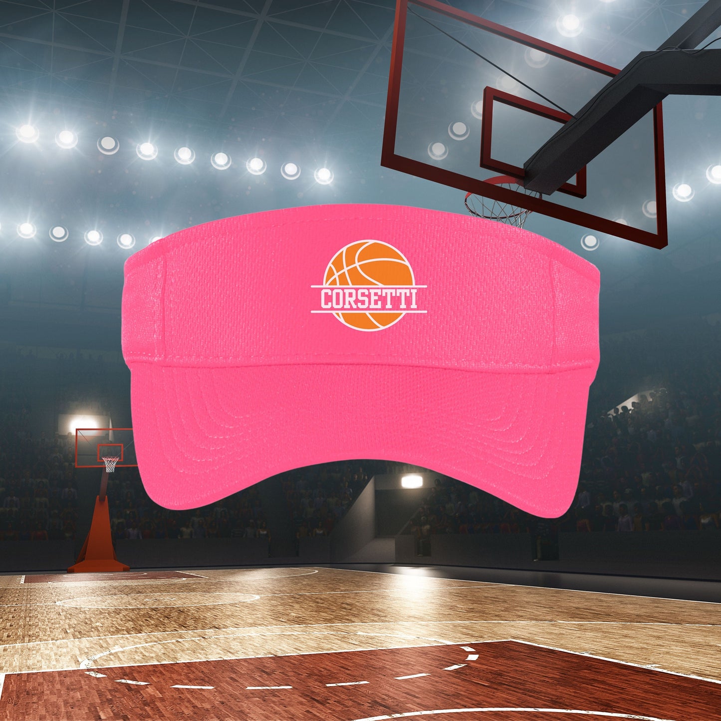 Custom Basketball Visor, Personalized Visor for Coach, Basketball Coach Gift, Team Gift, Custom Logo Visor, Monogram Visor, Gift for Coach