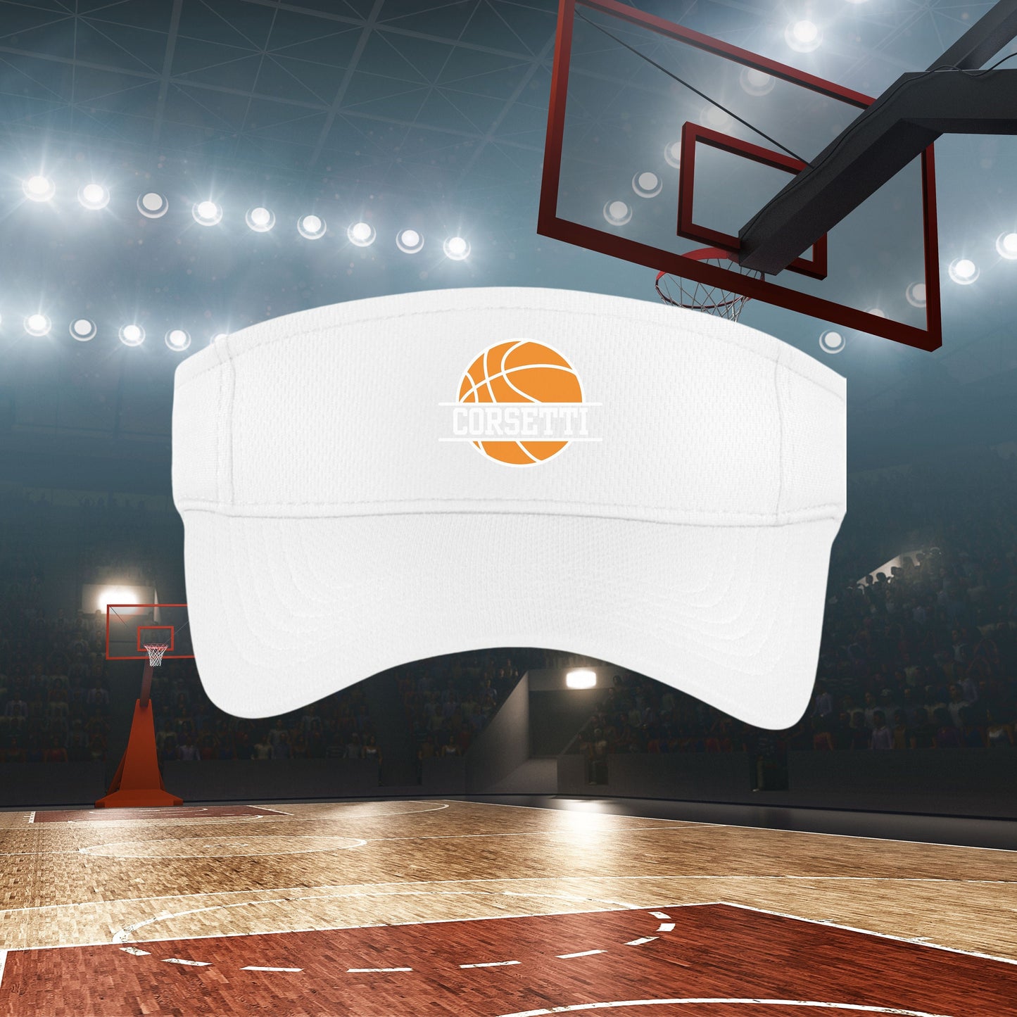 Custom Basketball Visor, Personalized Visor for Coach, Basketball Coach Gift, Team Gift, Custom Logo Visor, Monogram Visor, Gift for Coach