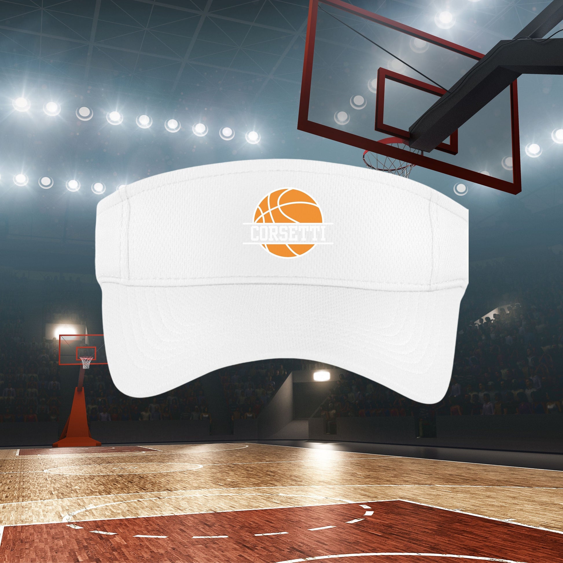 Custom Basketball Visor, Personalized Visor for Coach, Basketball Coach Gift, Team Gift, Custom Logo Visor, Monogram Visor, Gift for Coach