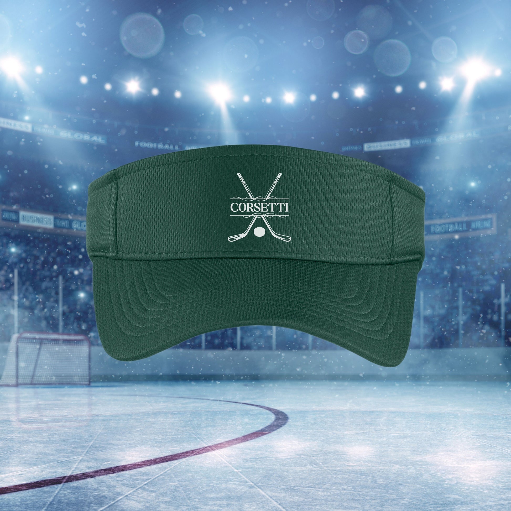Custom Hockey Visor, Personalized Visor for Coach, Hockey Coach Gift, Team Gift, Custom Logo Visor, Monogram Visor, Gift for Coach