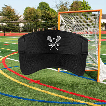Custom Lacrosse Visor, Personalized Visor for Coach, Lacrosse Coach Gift, Team Gift, Custom Logo Visor, Monogram Visor, Gift for Coach