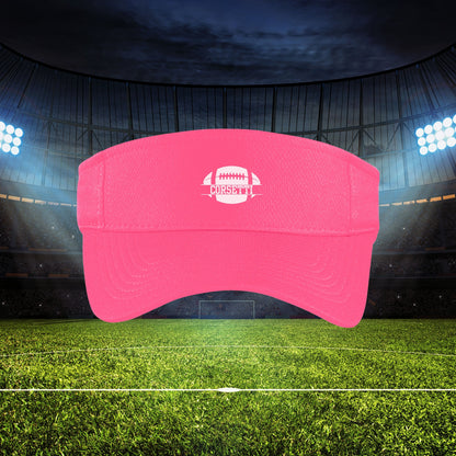 Custom Football Visor, Personalized Visor for Coach, Football Coach Gift, Football Team Gift, Custom Logo Visor, Monogram Visor, Team Visor