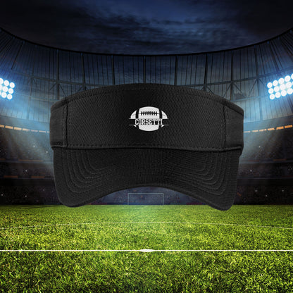 Custom Football Visor, Personalized Visor for Coach, Football Coach Gift, Football Team Gift, Custom Logo Visor, Monogram Visor, Team Visor