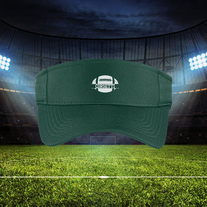 Custom Football Visor, Personalized Visor for Coach, Football Coach Gift, Football Team Gift, Custom Logo Visor, Monogram Visor, Team Visor