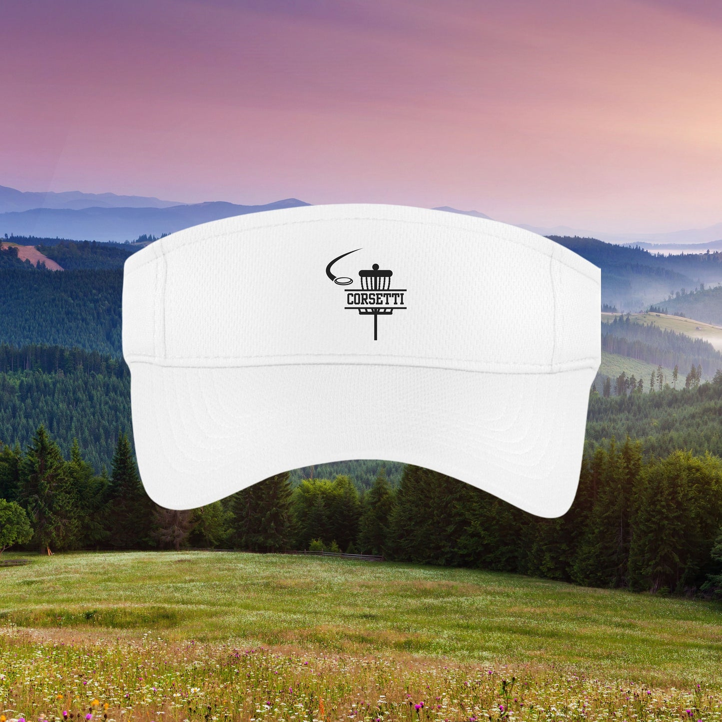 Custom Disc Golf Visor, Personalized Visor, Disc Golf Coach Gift, Disc Golf Gift, Custom Logo Visor, Monogram Visor, Mens Disc Golf Gifts