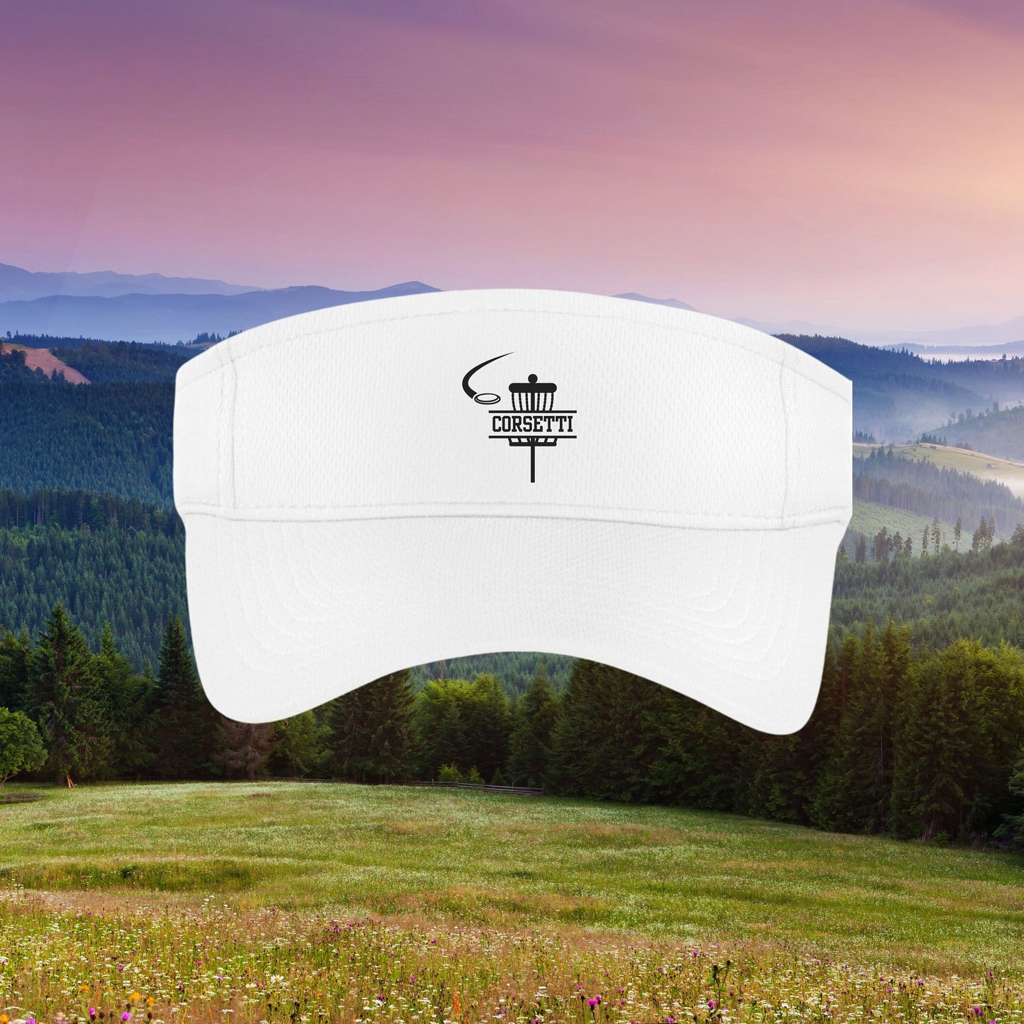 Custom Disc Golf Visor, Personalized Visor, Disc Golf Coach Gift, Disc Golf Gift, Custom Logo Visor, Monogram Visor, Mens Disc Golf Gifts