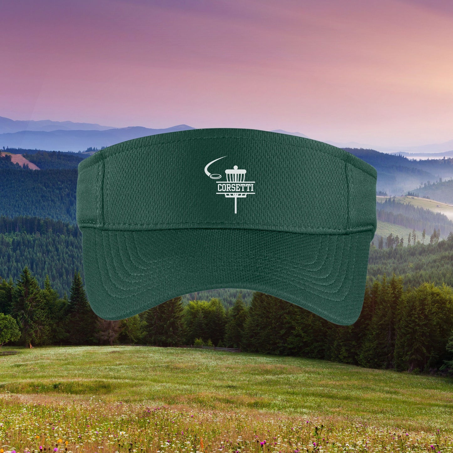 Custom Disc Golf Visor, Personalized Visor, Disc Golf Coach Gift, Disc Golf Gift, Custom Logo Visor, Monogram Visor, Mens Disc Golf Gifts