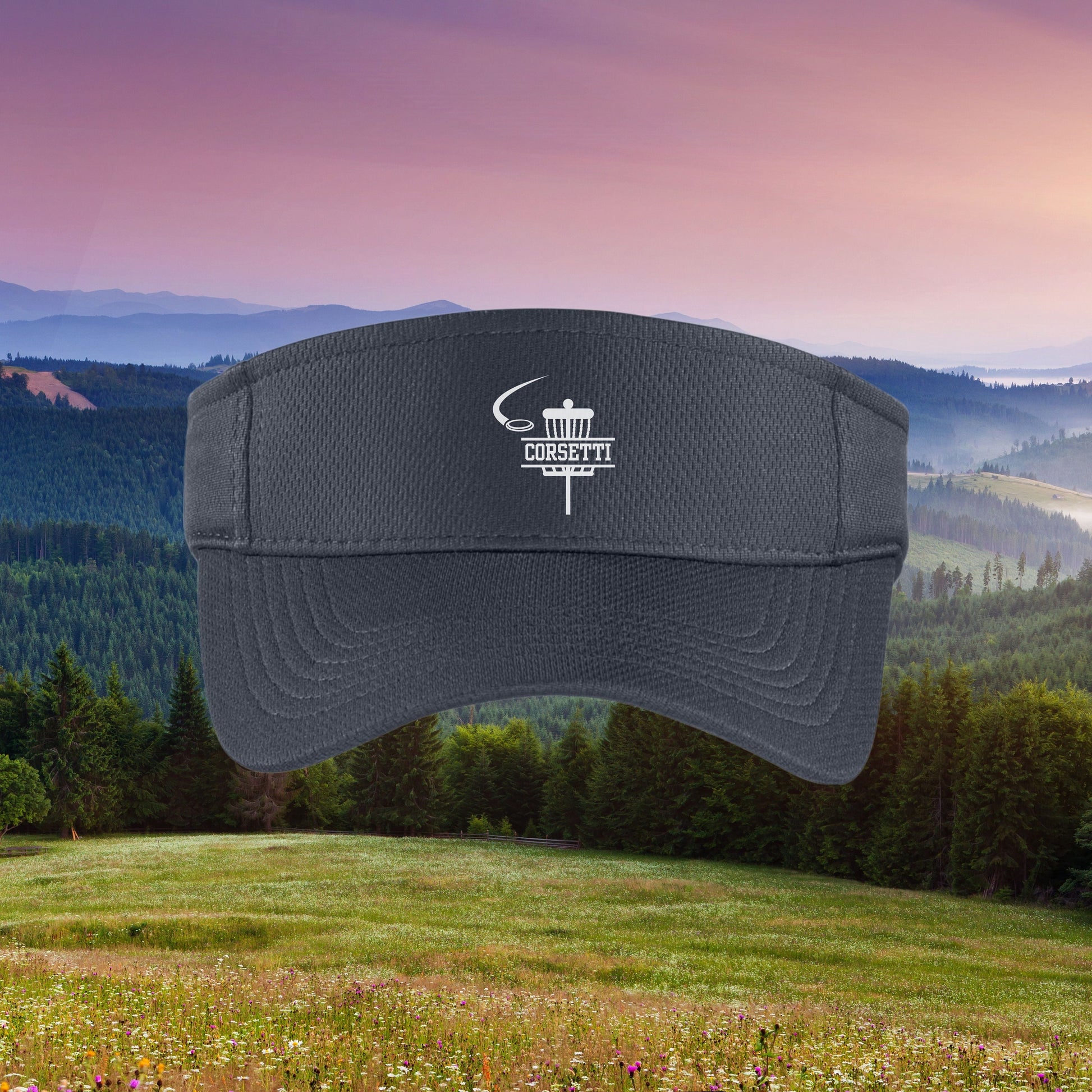 Custom Disc Golf Visor, Personalized Visor, Disc Golf Coach Gift, Disc Golf Gift, Custom Logo Visor, Monogram Visor, Mens Disc Golf Gifts