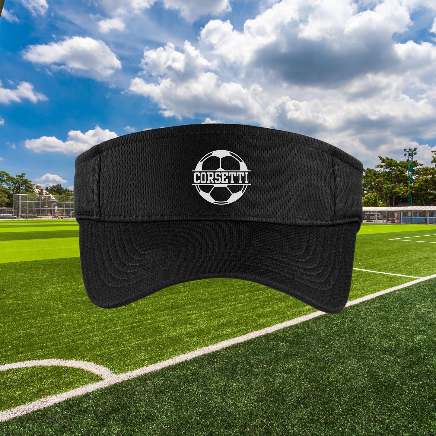 Custom Soccer Visor, Personalized Visor, Soccer Coach Gift, Soccer Gift, Custom Logo Visor, Monogram Visor, Soccer Team Gift
