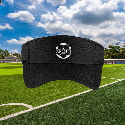 Custom Soccer Visor, Personalized Visor, Soccer Coach Gift, Soccer Gift, Custom Logo Visor, Monogram Visor, Soccer Team Gift