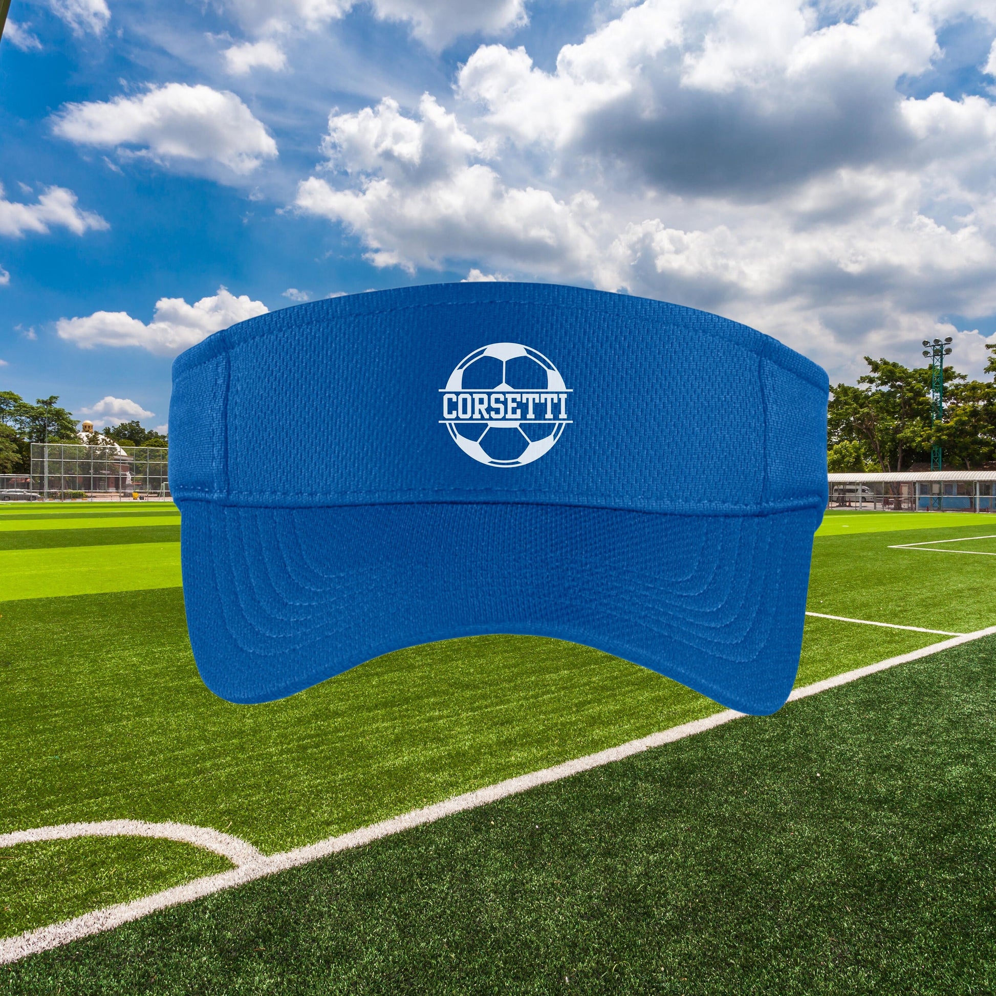 Custom Soccer Visor, Personalized Visor, Soccer Coach Gift, Soccer Gift, Custom Logo Visor, Monogram Visor, Soccer Team Gift