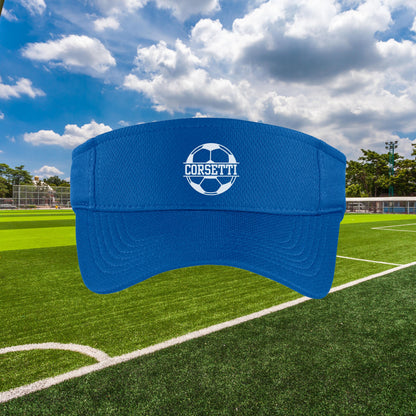 Custom Soccer Visor, Personalized Visor, Soccer Coach Gift, Soccer Gift, Custom Logo Visor, Monogram Visor, Soccer Team Gift