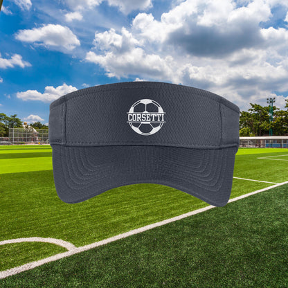 Custom Soccer Visor, Personalized Visor, Soccer Coach Gift, Soccer Gift, Custom Logo Visor, Monogram Visor, Soccer Team Gift