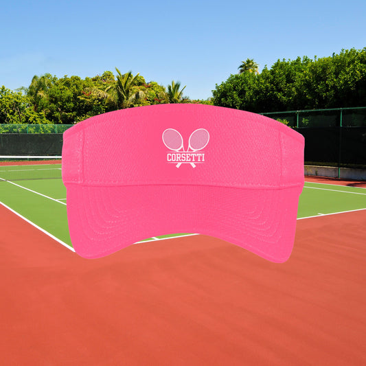 Custom Tennis Visor, Personalized Visor, Tennis Coach Gift, Tennis Gift, Custom Logo Visor, Monogram Visor, Tennis Team Gift, Tennis Lover