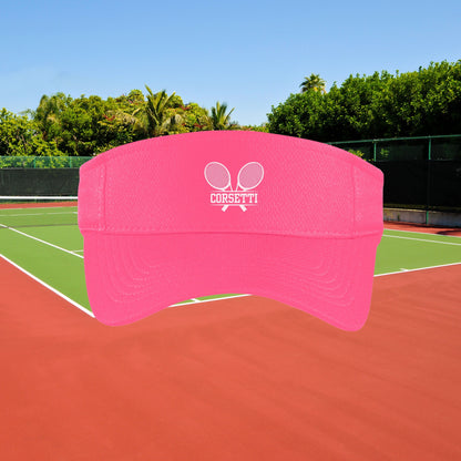 Custom Tennis Visor, Personalized Visor, Tennis Coach Gift, Tennis Gift, Custom Logo Visor, Monogram Visor, Tennis Team Gift, Tennis Lover