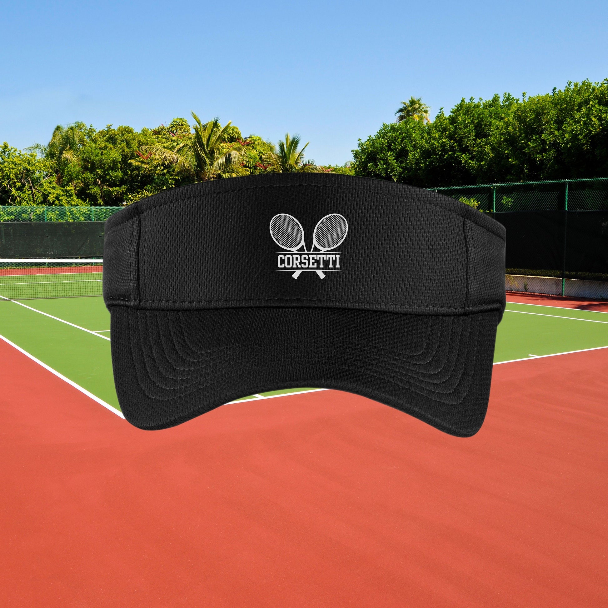 Custom Tennis Visor, Personalized Visor, Tennis Coach Gift, Tennis Gift, Custom Logo Visor, Monogram Visor, Tennis Team Gift, Tennis Lover