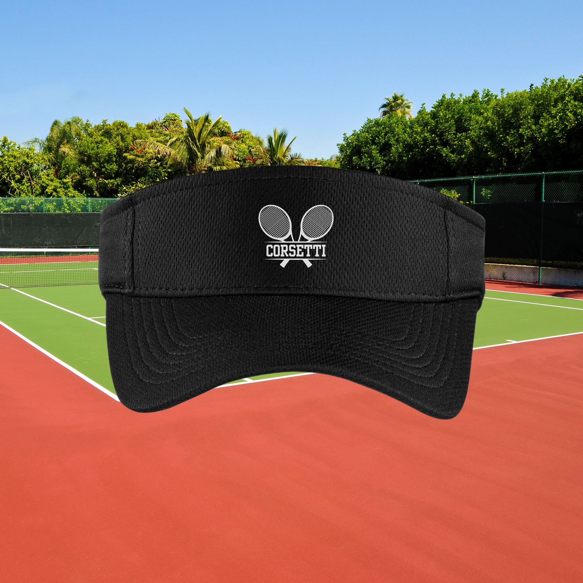 Custom Tennis Visor, Personalized Visor, Tennis Coach Gift, Tennis Gift, Custom Logo Visor, Monogram Visor, Tennis Team Gift, Tennis Lover