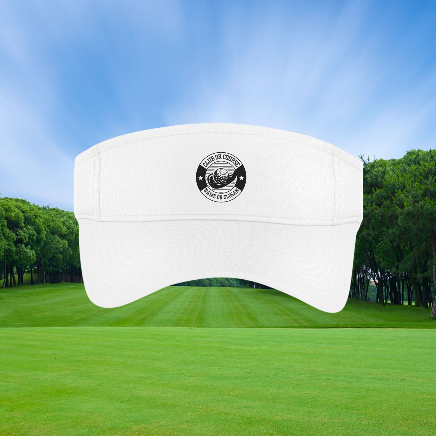 Custom Golf Course Visor, Personalized Visor, Golf Visor, Golf Gift for Men, Custom Logo Visor, Men's Golf Gift, Golf Club Logo Visor Gift