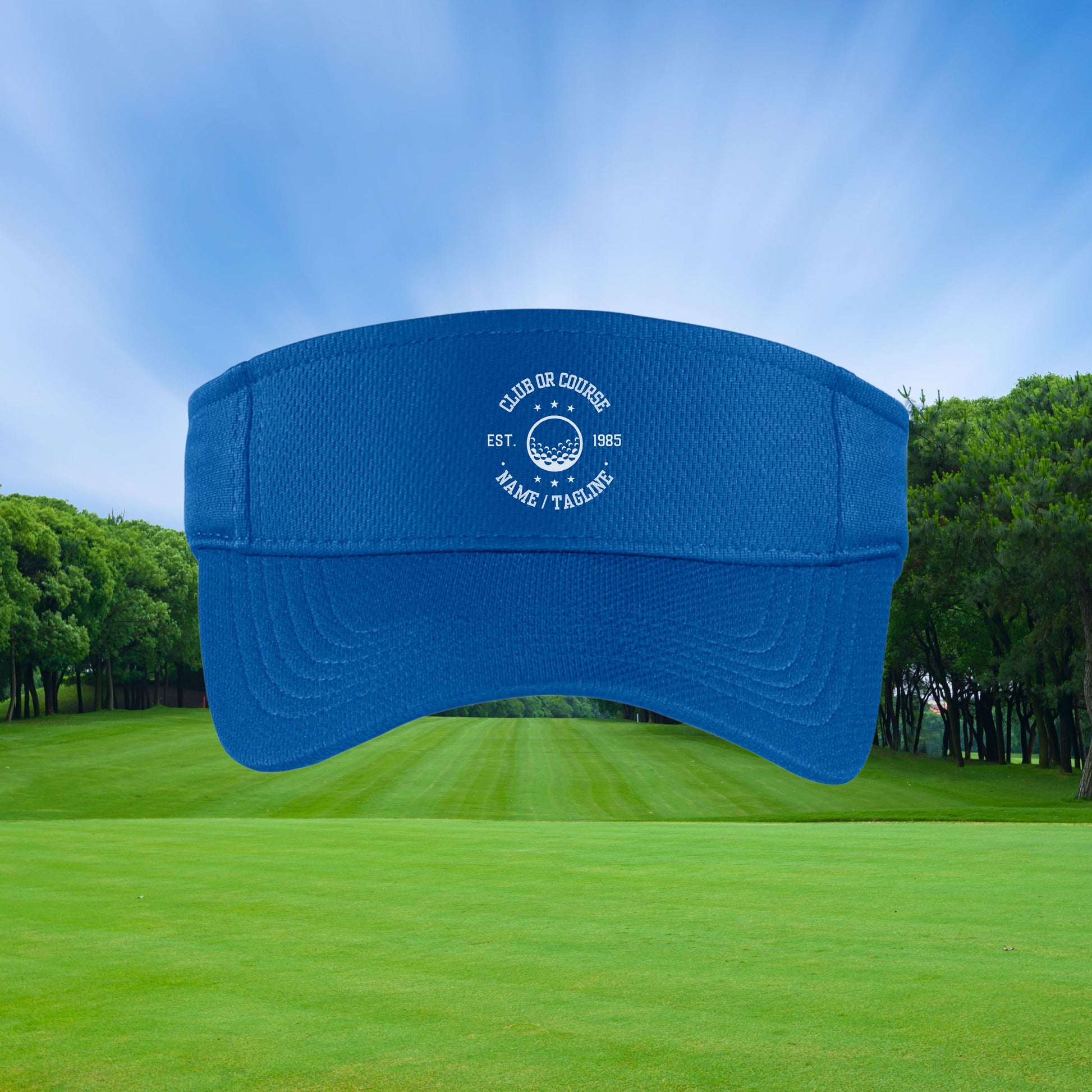 Custom Golf Course Visor, Personalized Visor, Golf Visor, Golf Gift for Men, Custom Logo Visor, Men's Golf Gift, Golf Club Logo Visor Gift