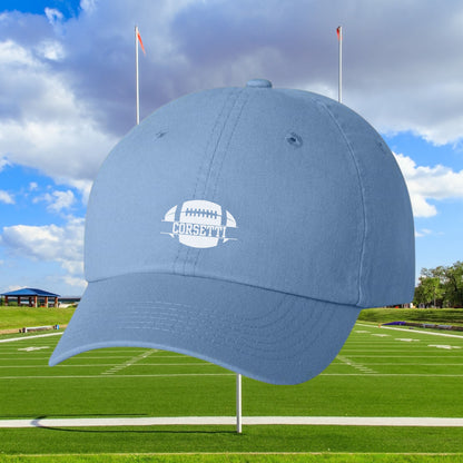 Kids Personalized Football Hat, Youth Custom Football Hat, Football Baseball Cap, Kid Custom Logo Hat, Football Monogram, Child Baseball Hat