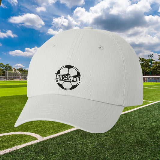Kids Personalized Soccer Hat, Youth Custom Soccer Hat, Soccer Baseball Cap, Kid Custom Logo Hat, Soccer Monogram, Soccer Team Gift, Kid Gift