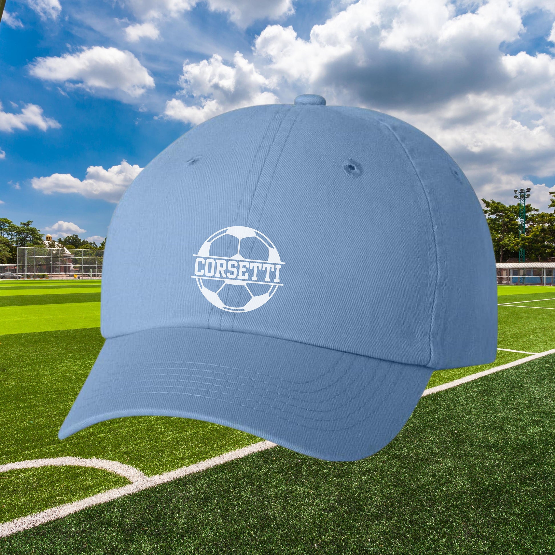 Kids Personalized Soccer Hat, Youth Custom Soccer Hat, Soccer Baseball Cap, Kid Custom Logo Hat, Soccer Monogram, Soccer Team Gift, Kid Gift