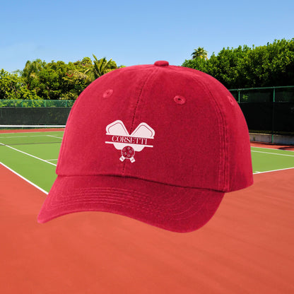 Kids Personalized Pickleball Hat, Youth Custom Pickleball Hat, Pickleball Baseball Cap, Kid Custom Logo Hat, Pickleball Monogram, Kids Hat