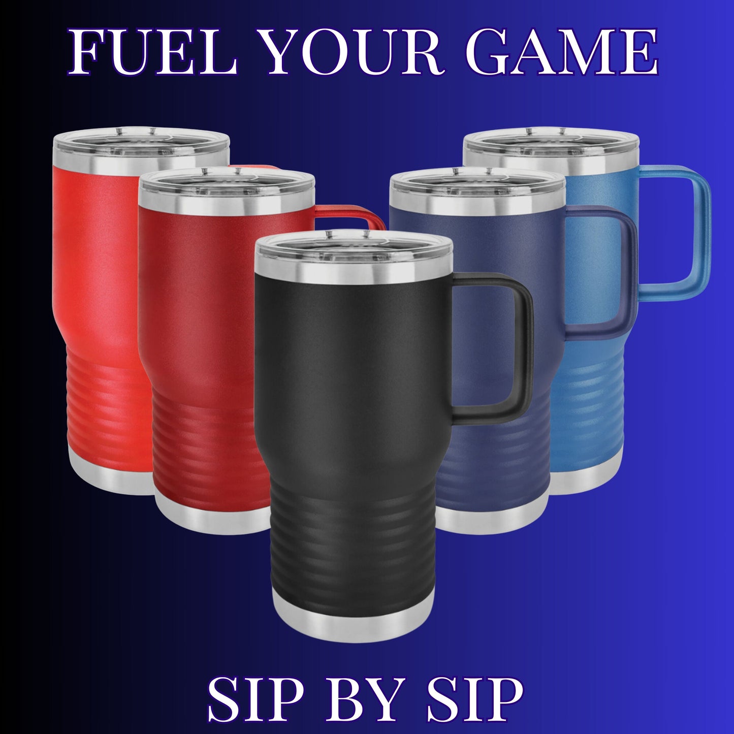 Custom Hockey Tumbler, Personalized Ringneck Tumbler, Hockey Gift, 20 oz Coffee Mug, Gift for Hockey Player, Hockey Monogram, Coach Gift