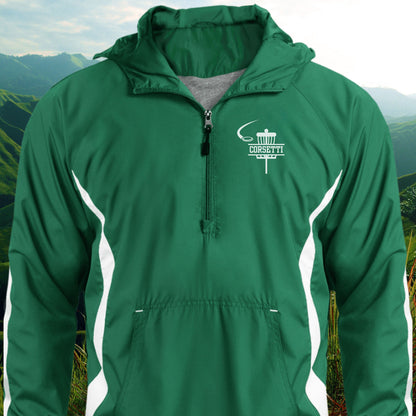 Personalized Disc Golf Jacket, Custom Half-Zip Anorak, Custom Disc Golf Gift, Disc Golf Gift for Men, Gift for Husband, Gift for Boyfriend
