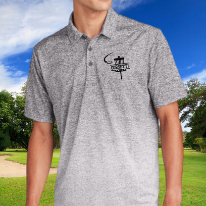 Custom Monogrammed Disc Golf Polo, Personalized Disc Golf Polo, Customized Polo for Disc Golfer, Gift for Dad, Father, Golf Gift for Men