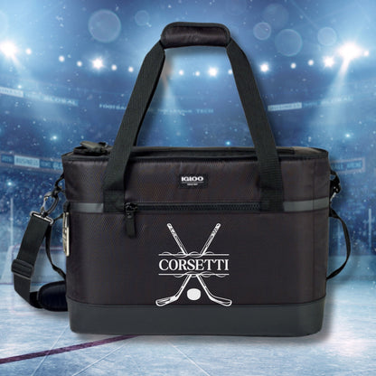 Personalized Hockey Cooler, 42 Can Cooler, Custom Hockey Cooler, Hockey Coach Gift, Hockey Player Gift, Hockey Team Gift, Father's Day Gift