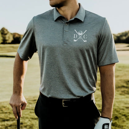 Custom Monogrammed Golf Polo, Personalized Golf Polo, Customized Polo for Golfer, Great Gift for Dad, Father, Golf Gift for Men, Golf Shirt