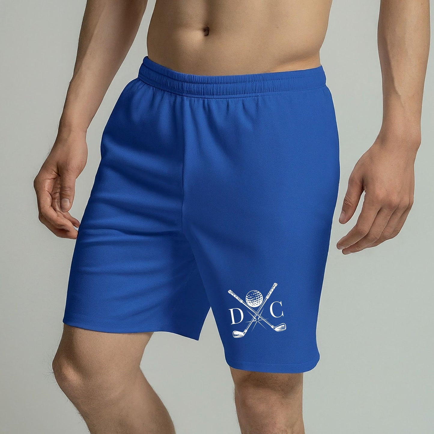 Custom Monogrammed Sport Shorts, Personalized Golf Shorts, Customized Shorts for Golfer, Gift for Dad, Father, Golf Gift for Men, Golf Short