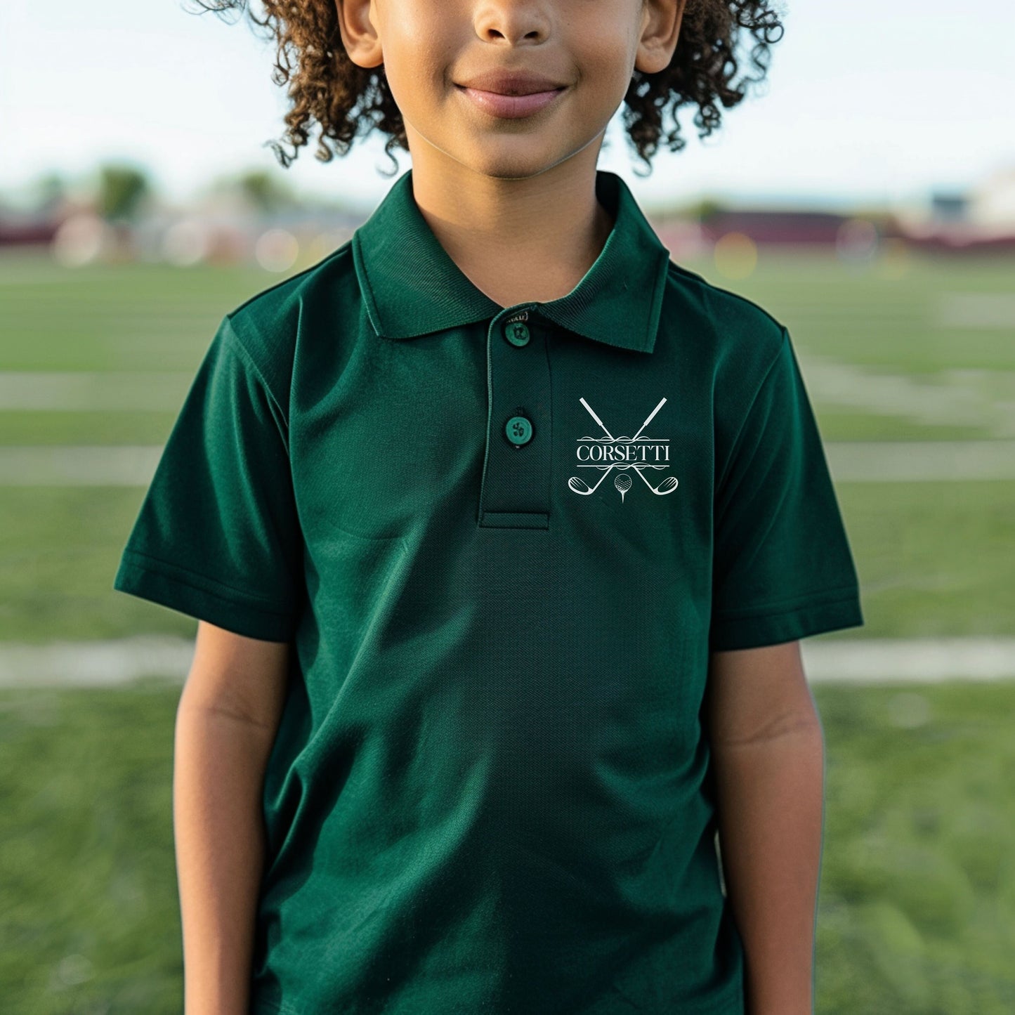 Personalized Youth Golf Polo, Kids Custom Golf Polo, Monogram Sport Polo, Boys Golf Gift, Golf Shirt, Moisture Wicking, Gift for Son, Child