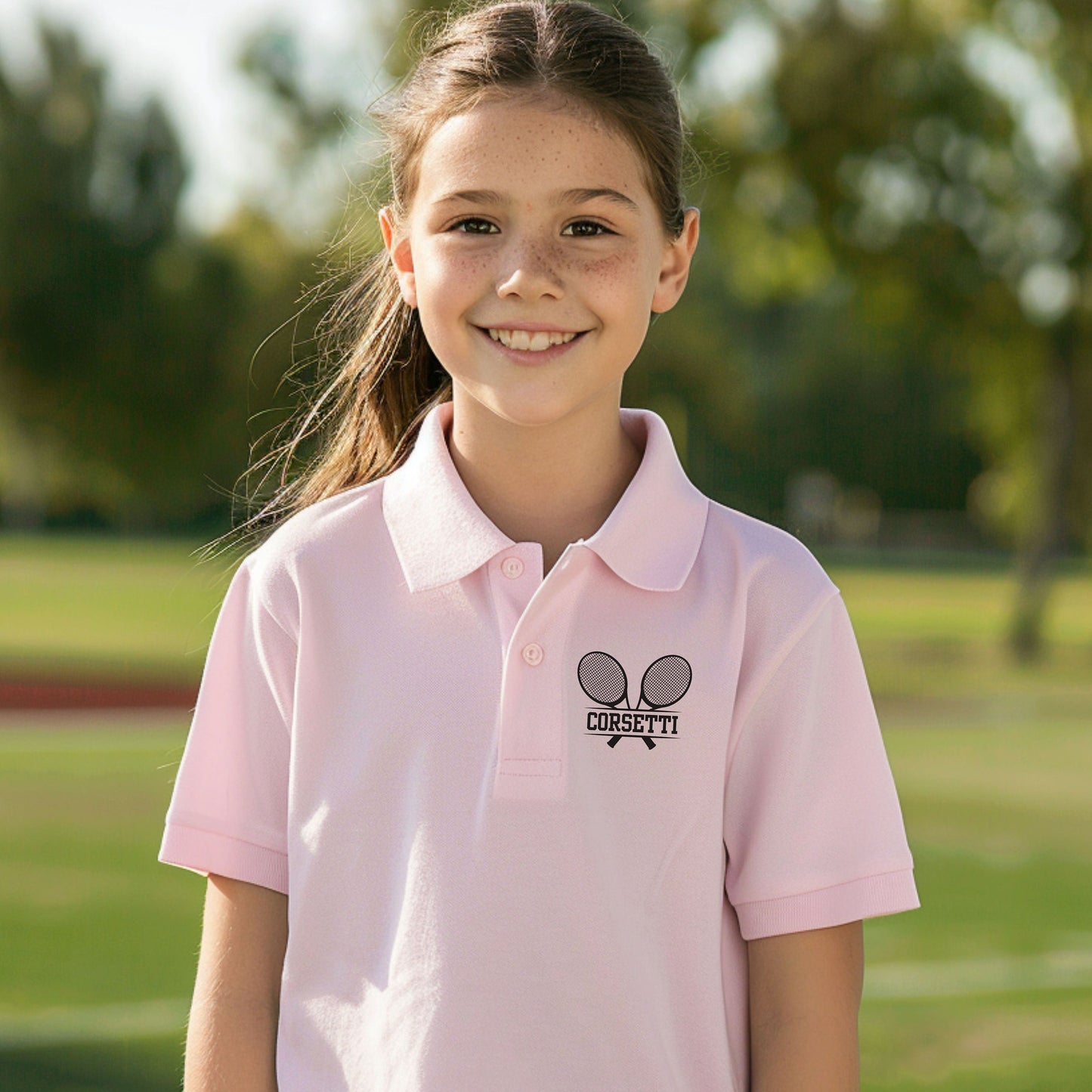Personalized Youth Tennis Polo, Kids Custom Tennis Polo, Monogram Sport Polo, Boys Tennis Gift, Moisture Wicking, Gift for Son, Tennis Team