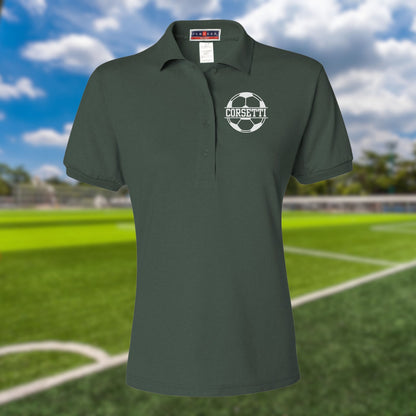 Women's Personalized Soccer Polo, Custom Polo Shirt, Soccer Team Polo, Soccer Coach, Girls Soccer Polo, Soccer Team Gift, Soccer Coach Gift