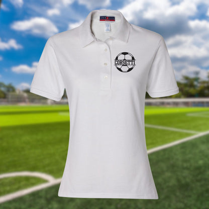 Women's Personalized Soccer Polo, Custom Polo Shirt, Soccer Team Polo, Soccer Coach, Girls Soccer Polo, Soccer Team Gift, Soccer Coach Gift