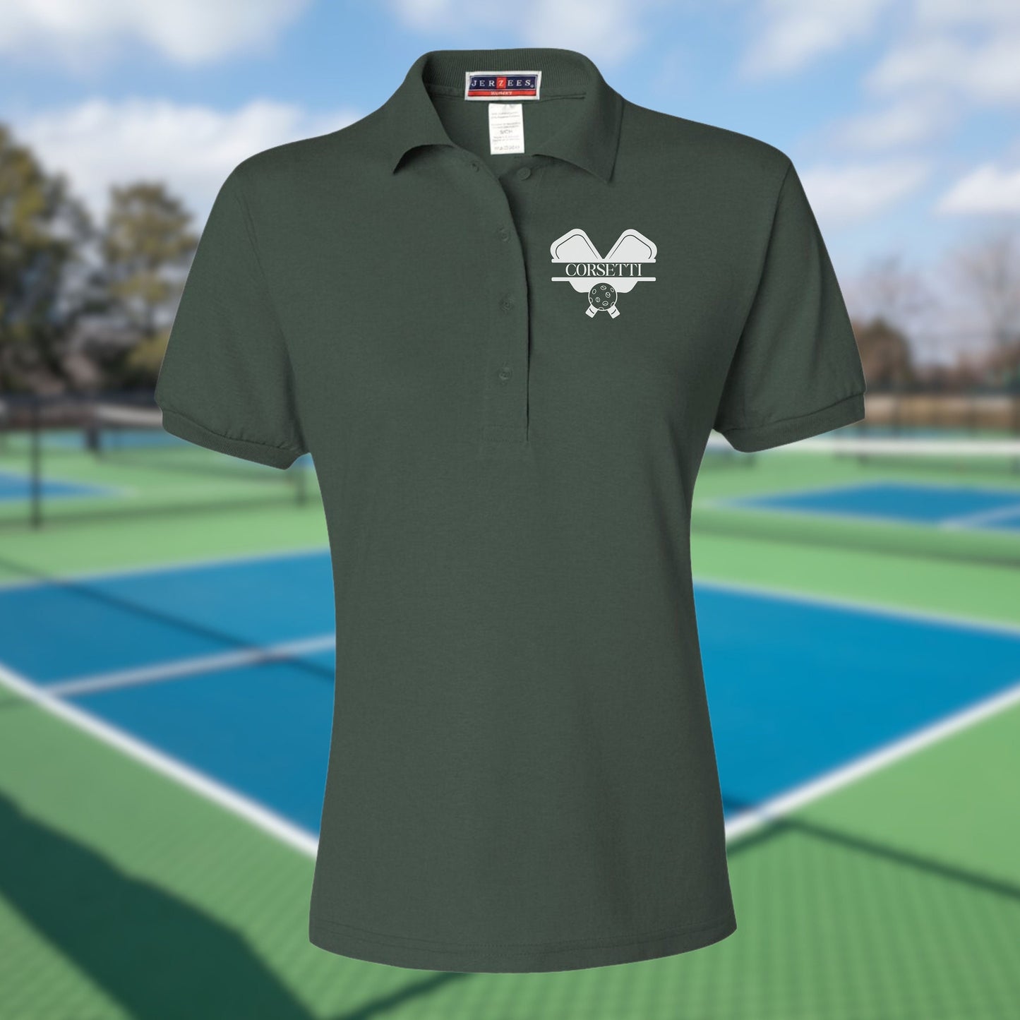 Womens Personalized Pickleball Polo, Custom Polo Shirt, Pickleball Team Polo, Tennis Coach Gift, Girls Pickleball Polo, Pickleball Club Gift