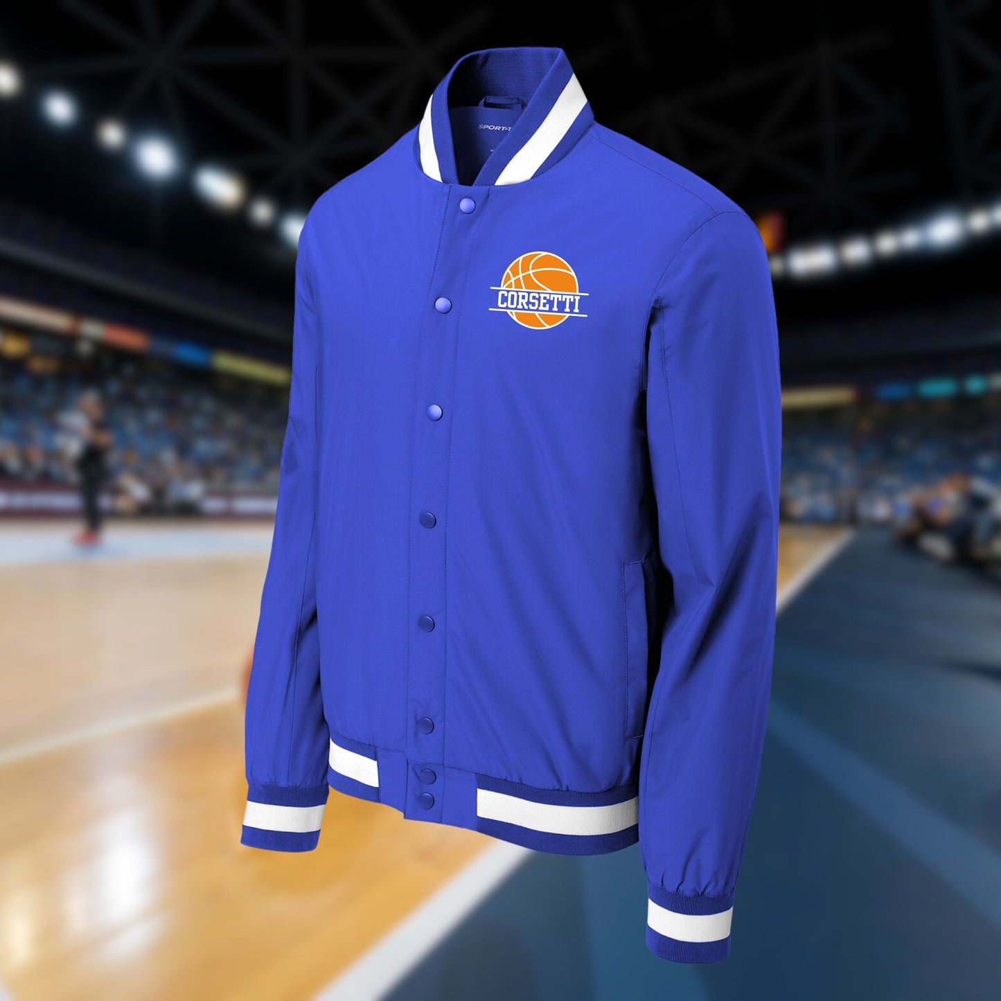 Personalized Varsity Jacket, Custom Sport Sweatshirt, Monogram Logo, Basketball Coach Gift, College Team Gift, School Sport, Gift for Son
