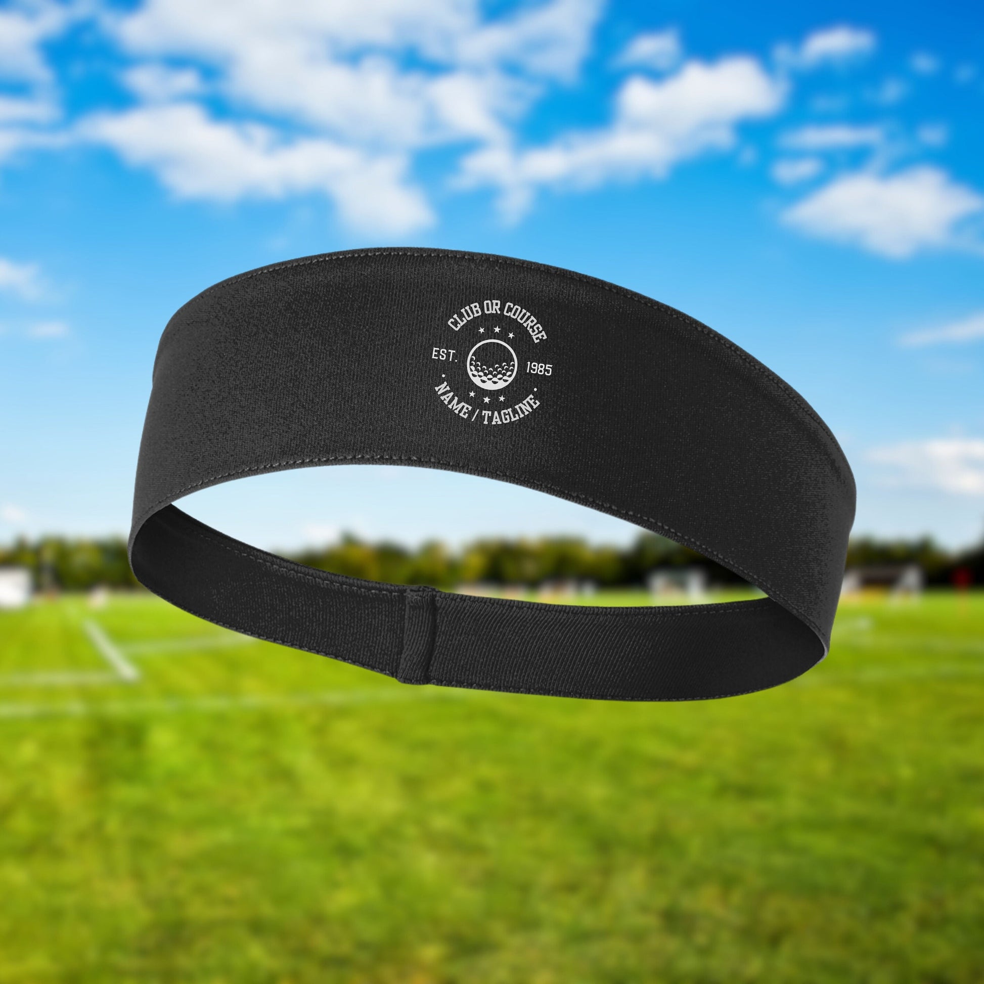 Custom Logo Headband, Personalized Headband, Custom Image, Golf Club Gift, Golf Tournament Gift, Golf Gifts for Men, Women, Sport Headband