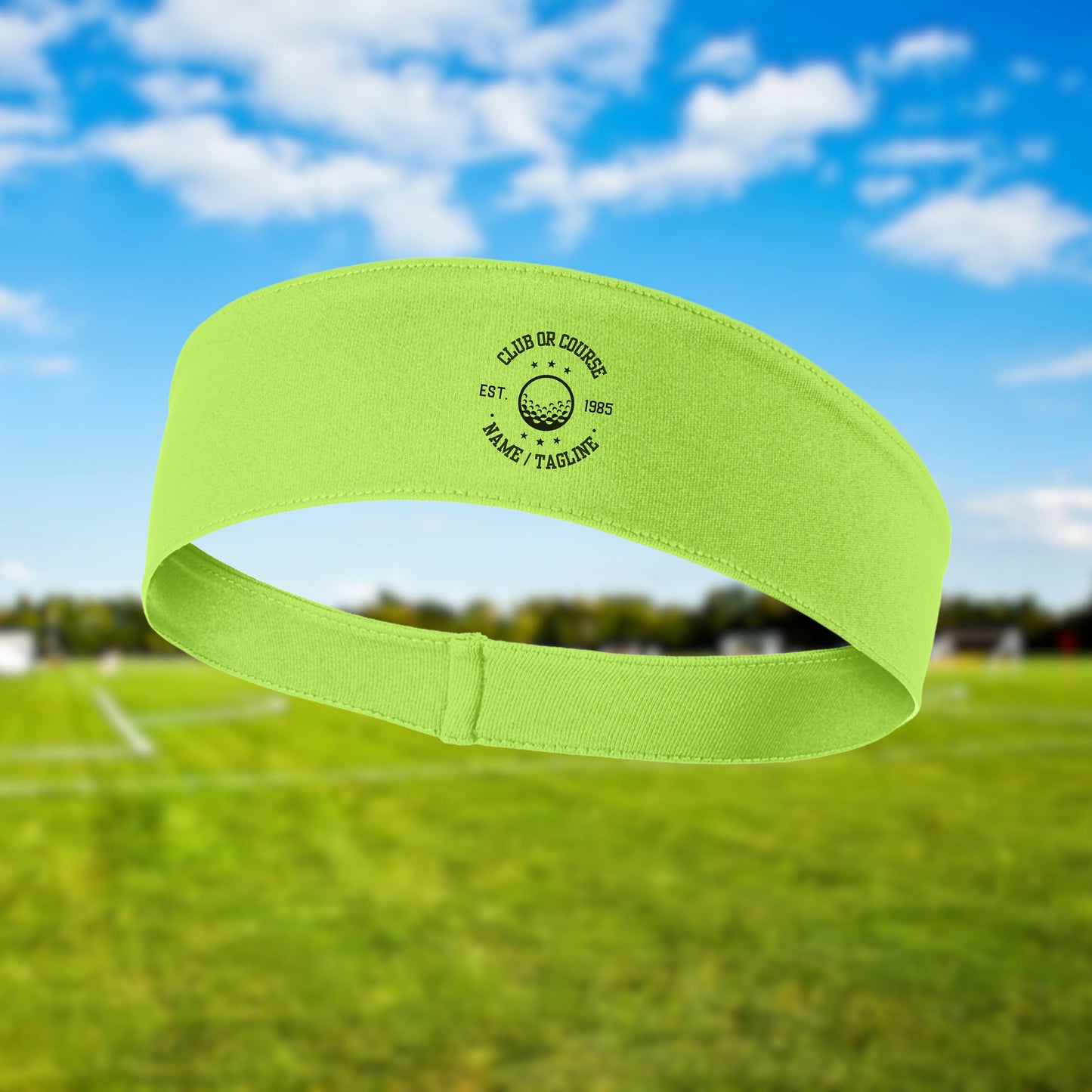 Custom Logo Headband, Personalized Headband, Custom Image, Golf Club Gift, Golf Tournament Gift, Golf Gifts for Men, Women, Sport Headband
